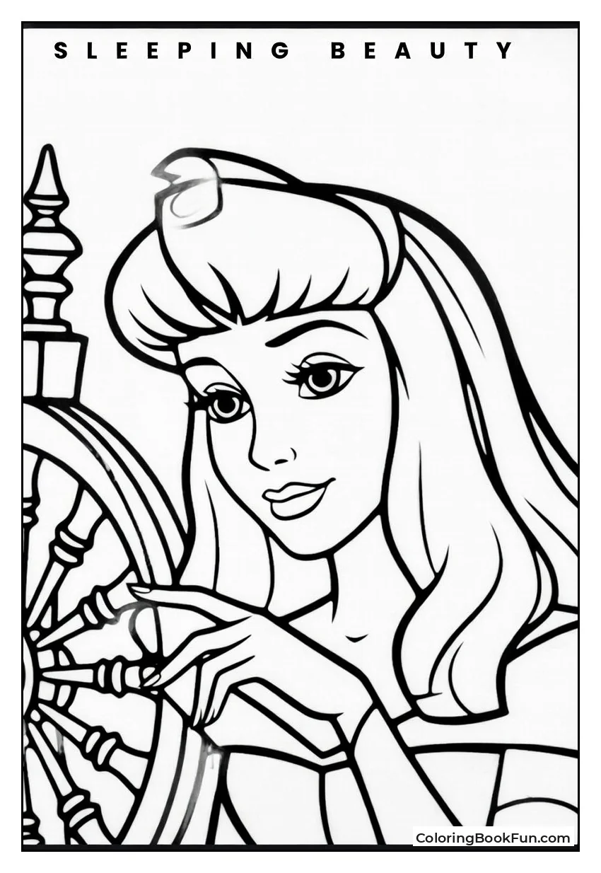 Aurora Pricks Finger on Spindle