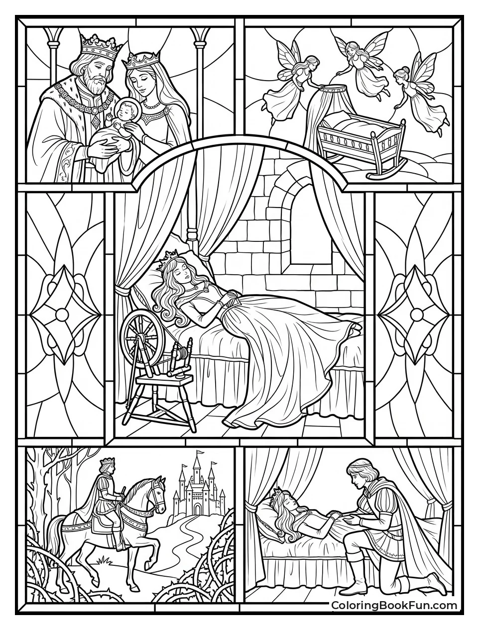 Stained Glass Story Window