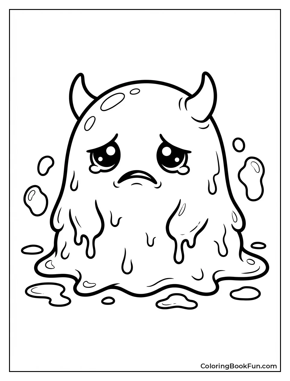 Cute Slime Bubble Monster