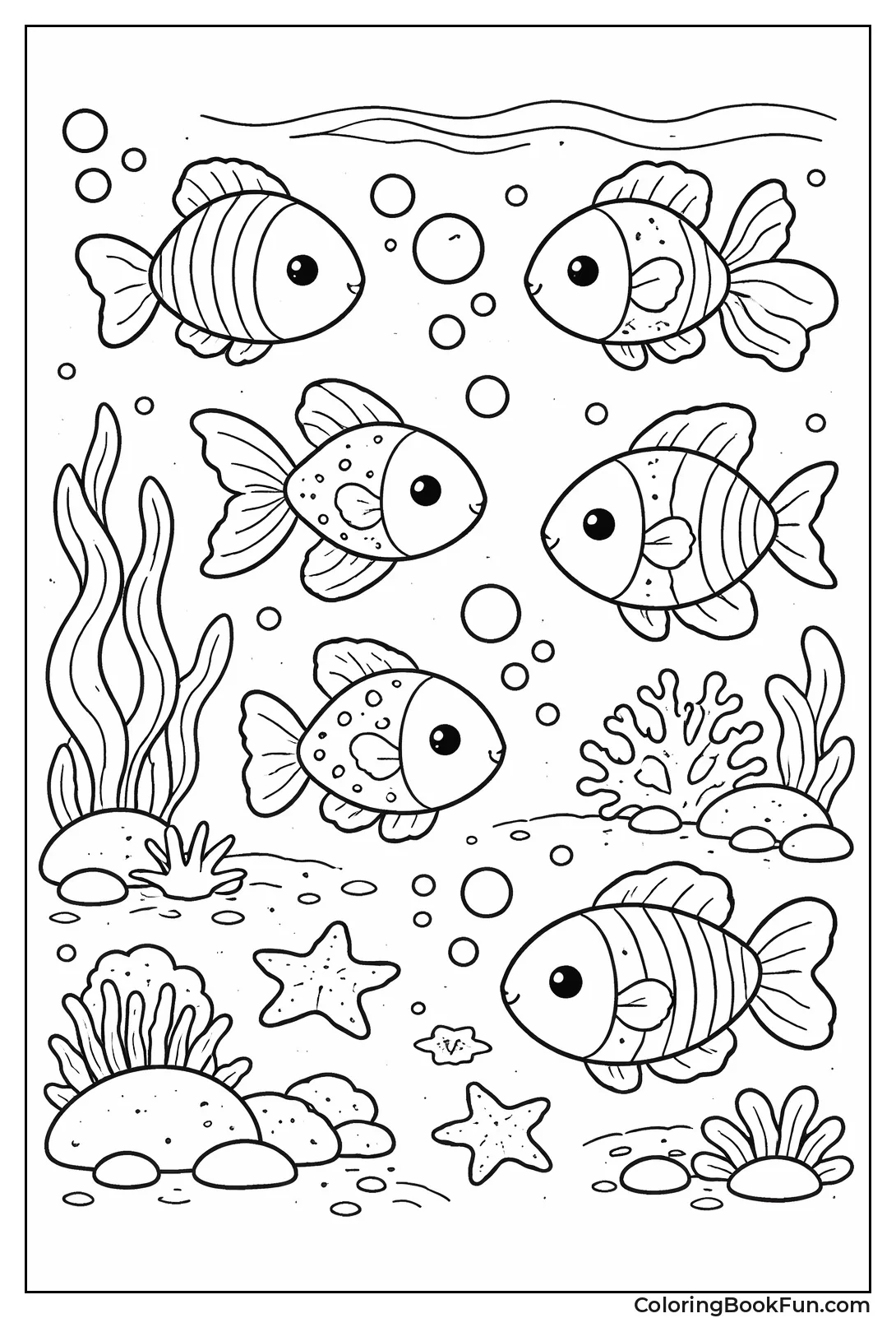 Cute Small Fish Shapes