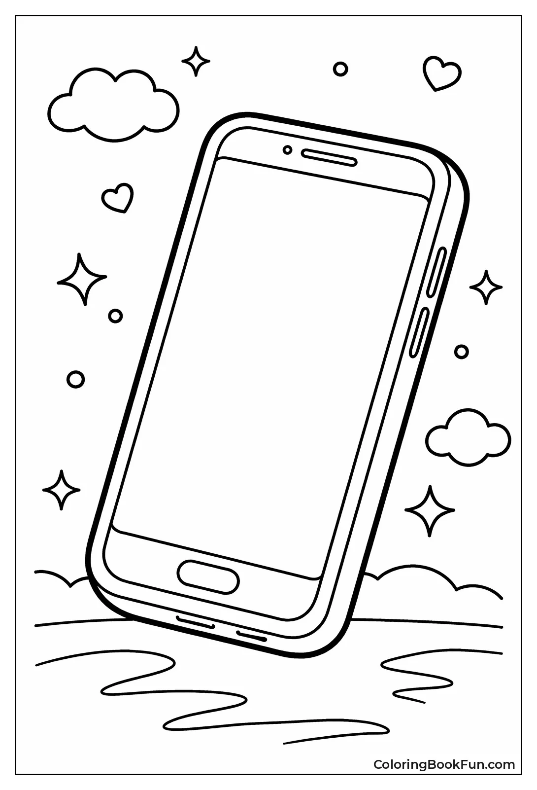 Smart Phone with Buttons