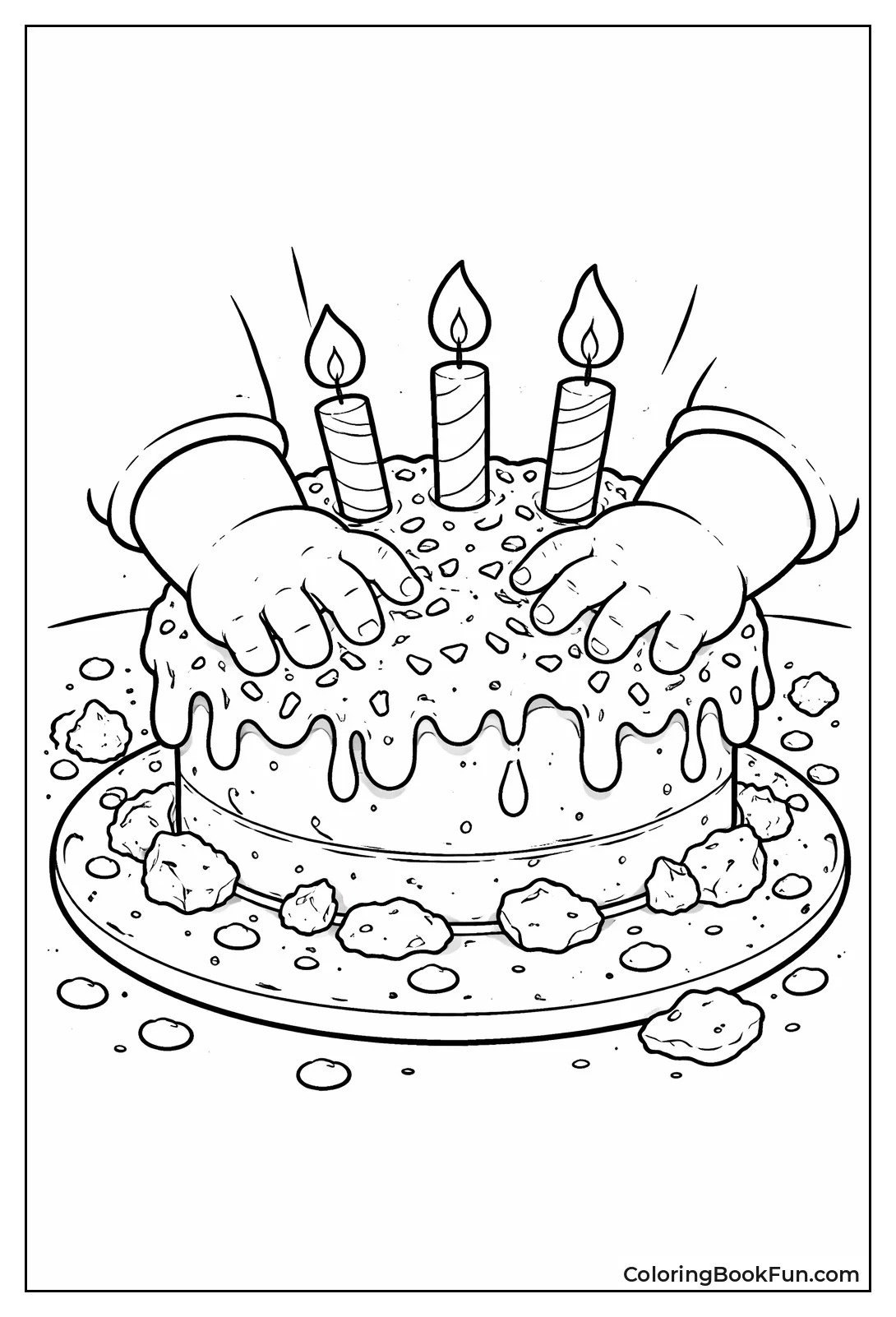 Smashed Baby First Cake