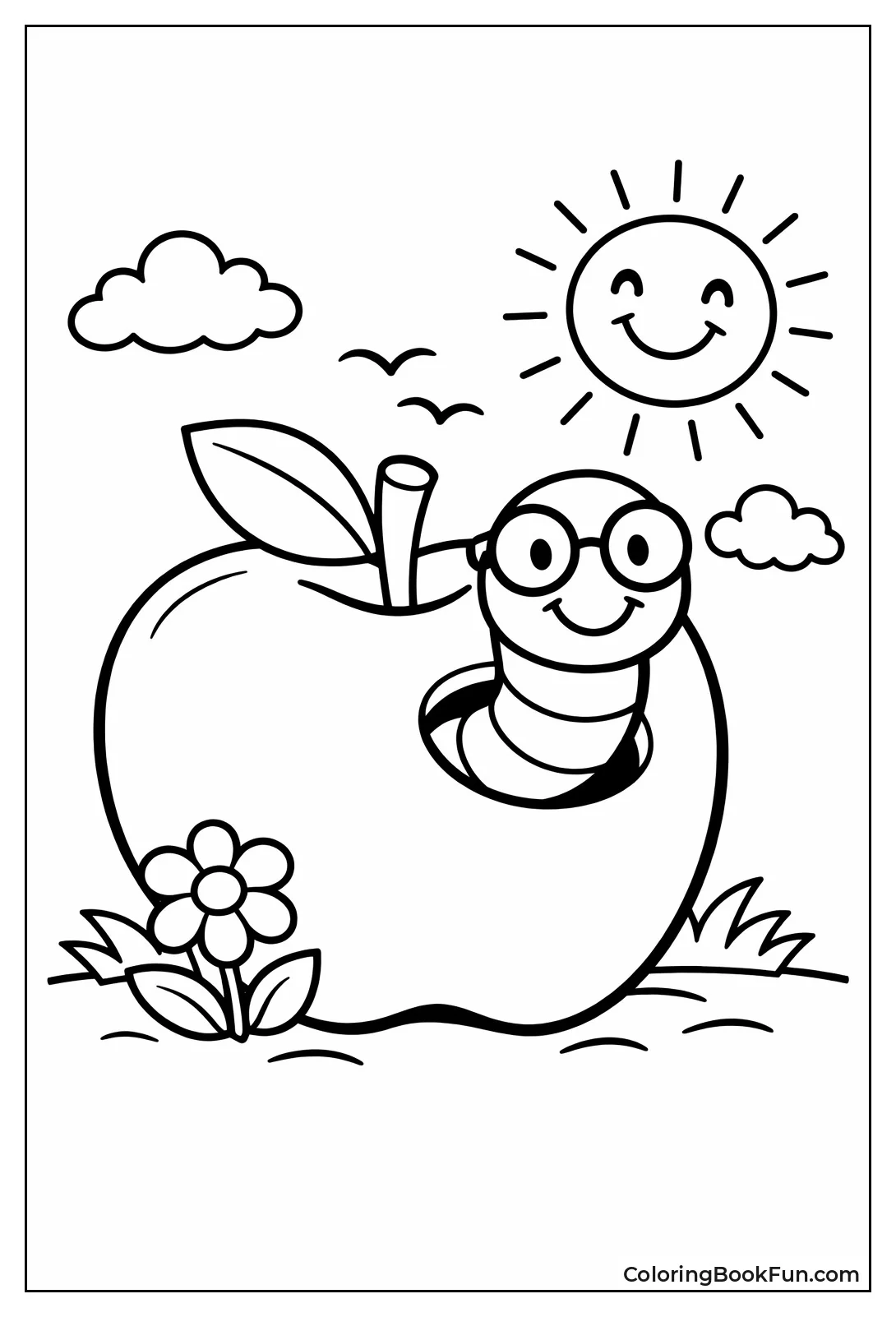 Bookworm Smiles from Apple