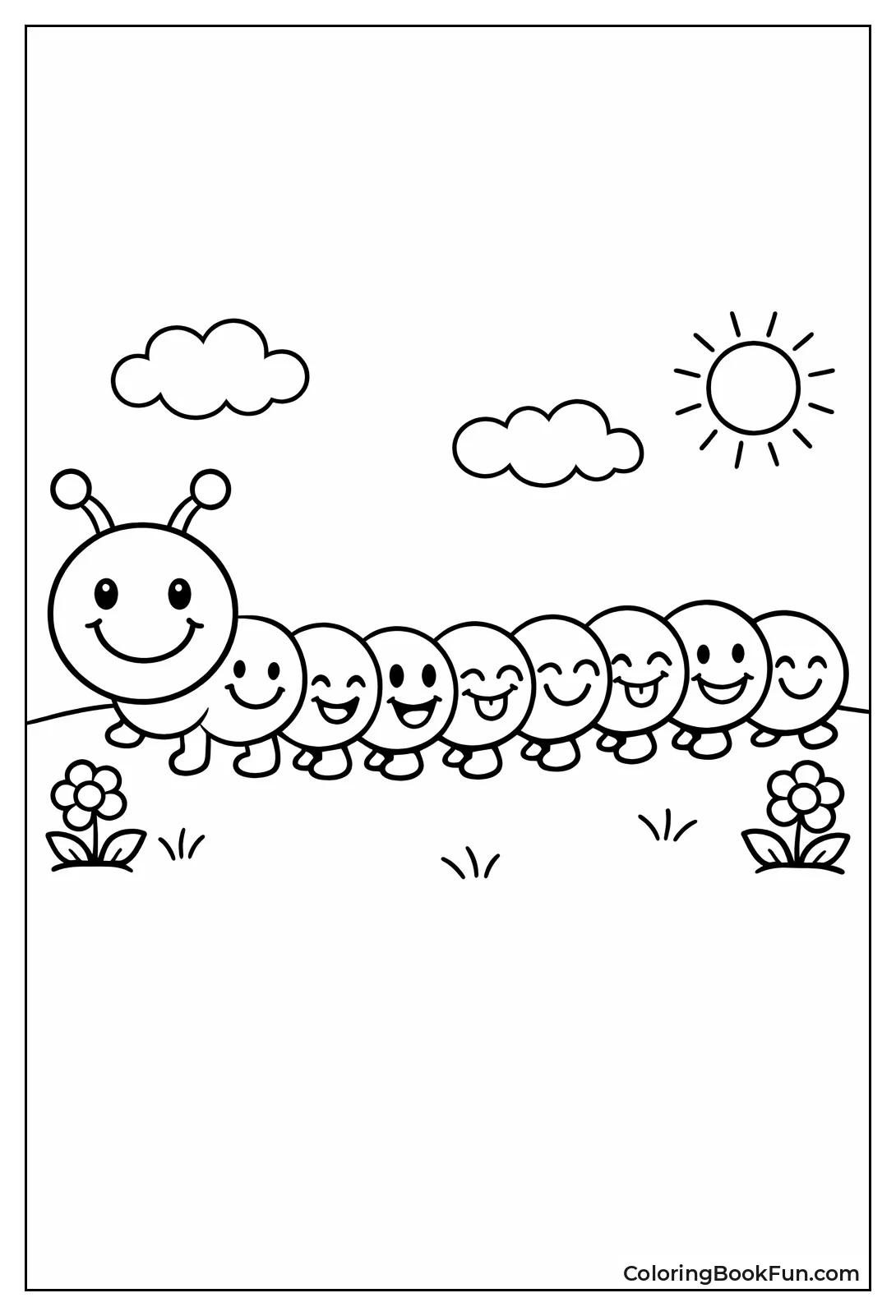 Caterpillar with Tiny Smiles