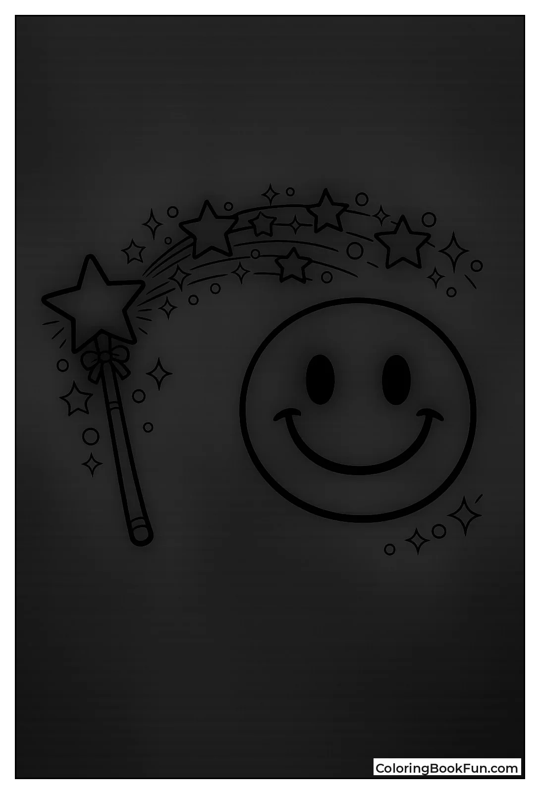 Magic Wand Sparkle Smiley