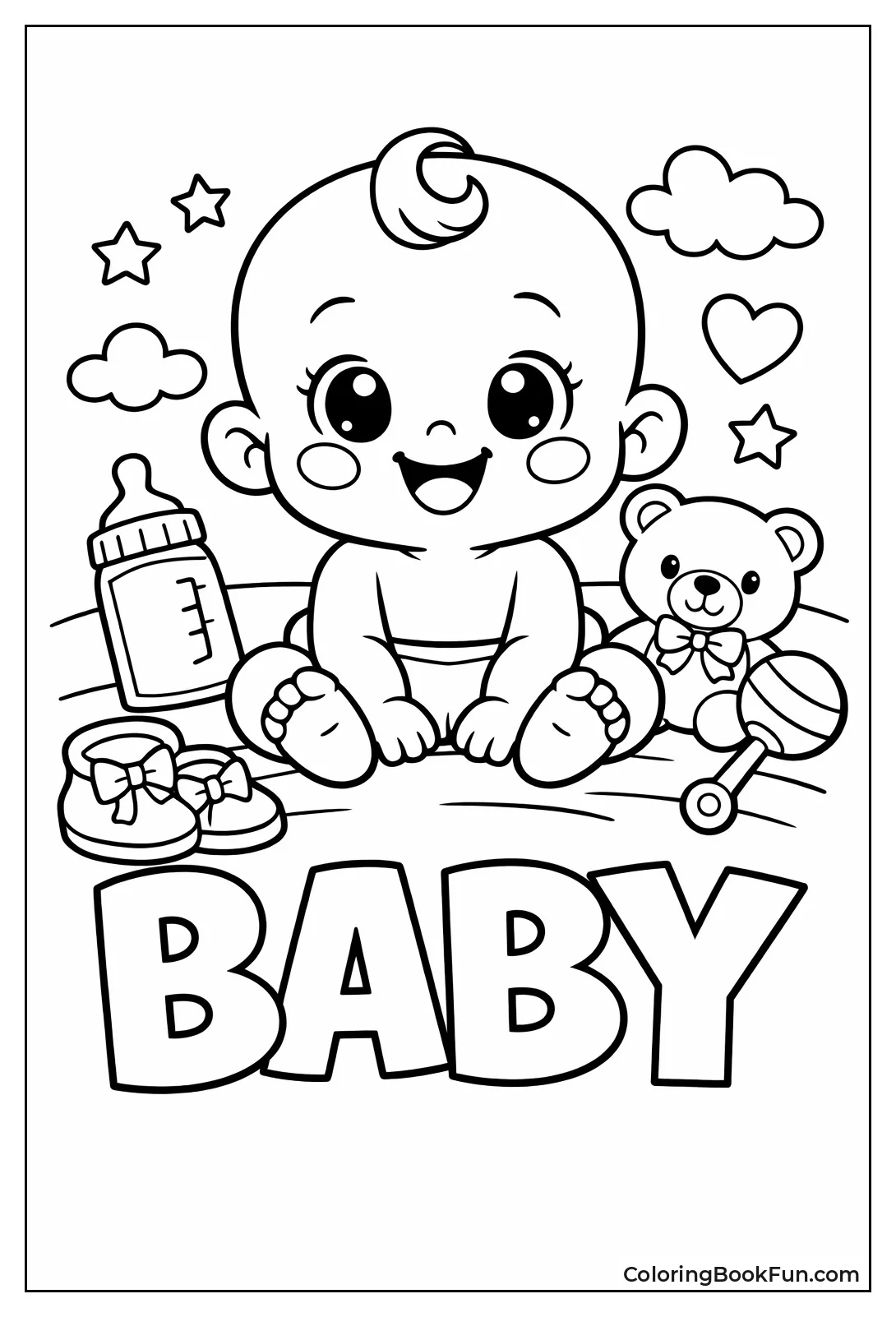 Smiling Baby Portrait