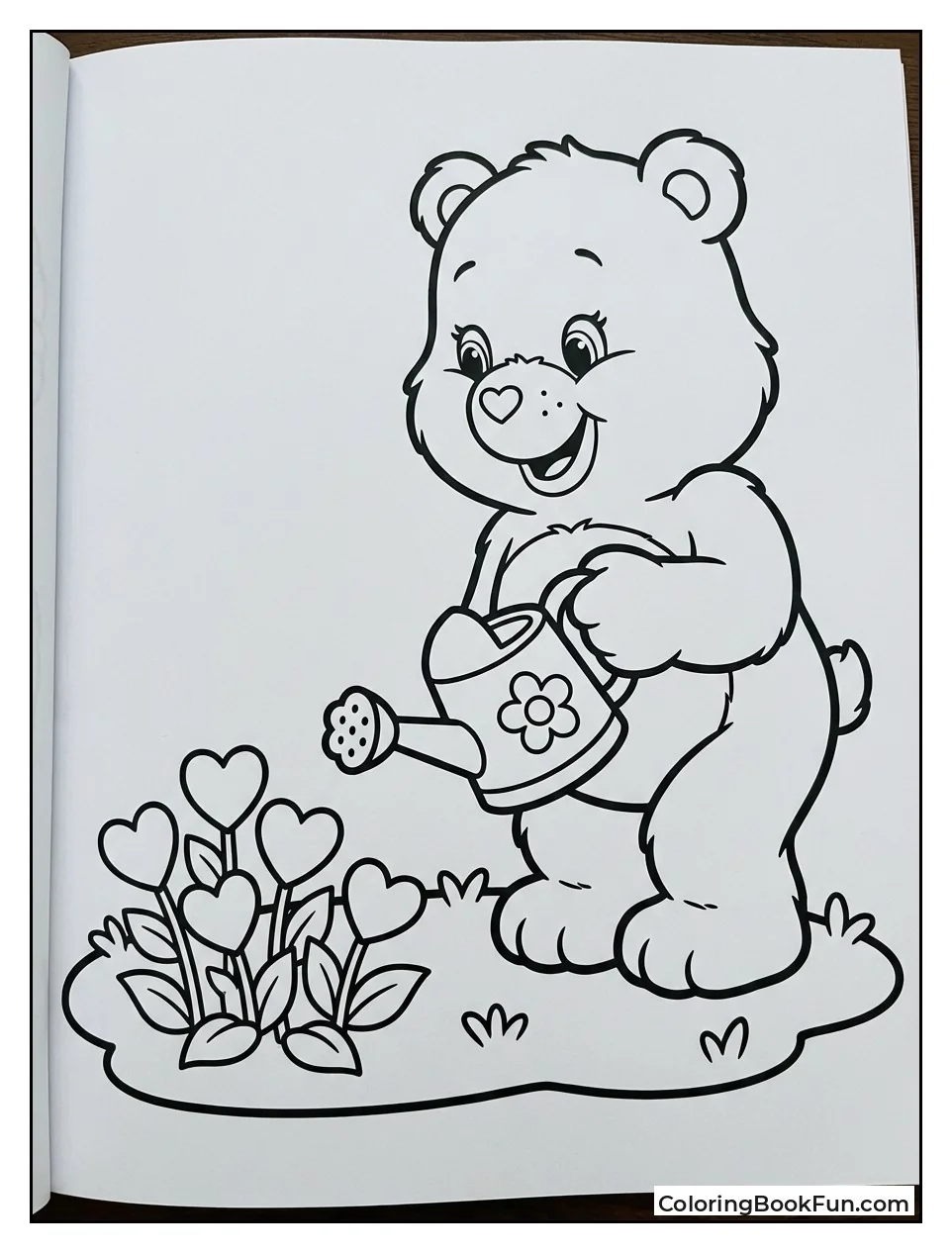 Bobby Watering Heart Flowers
