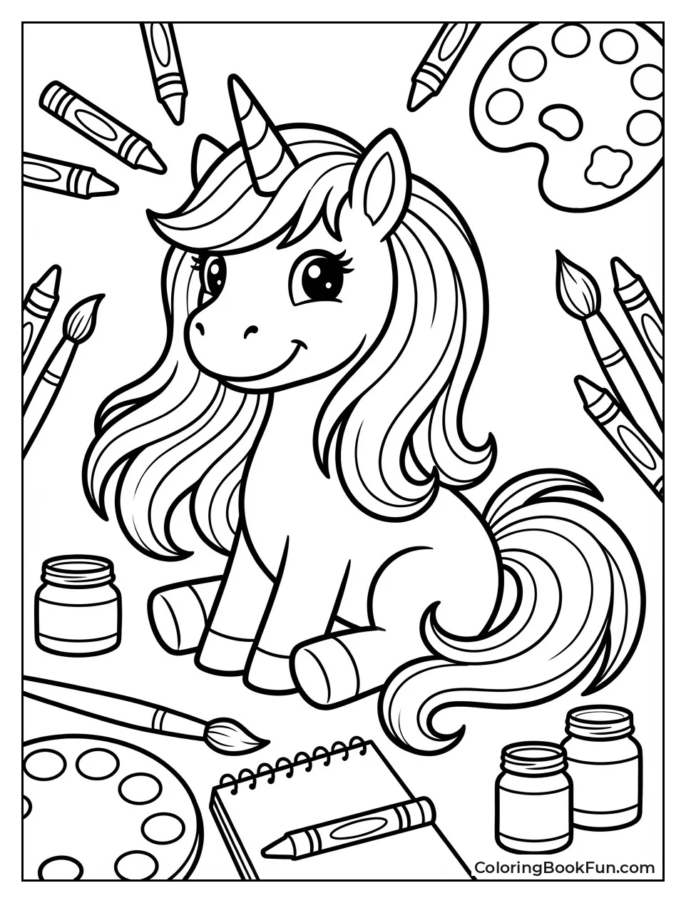 CraftyCorn with Rainbow Mane