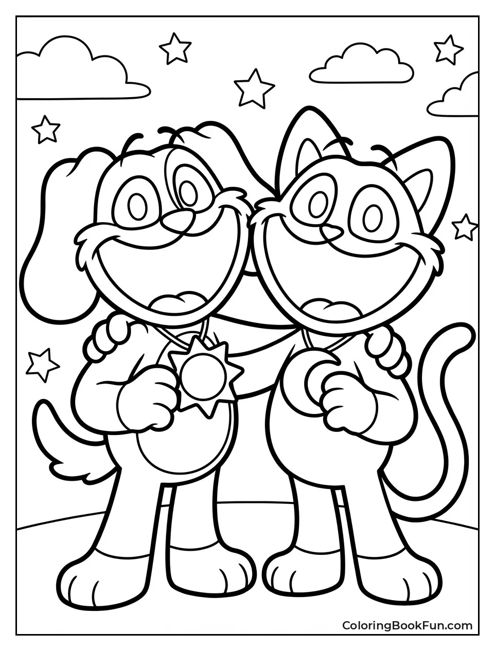 DogDay and CatNap Friends