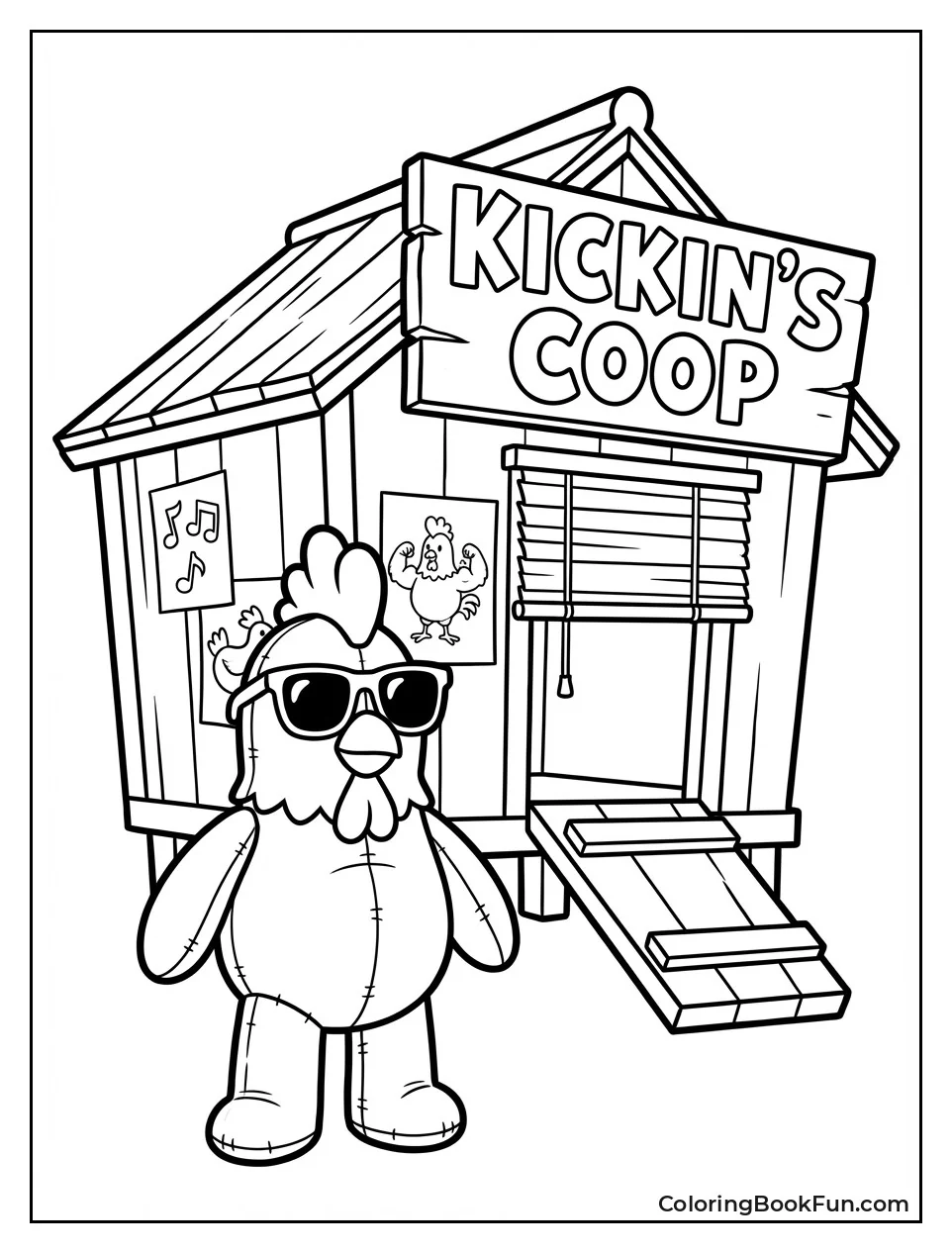 KickinChicken's Stylish Chicken Coop