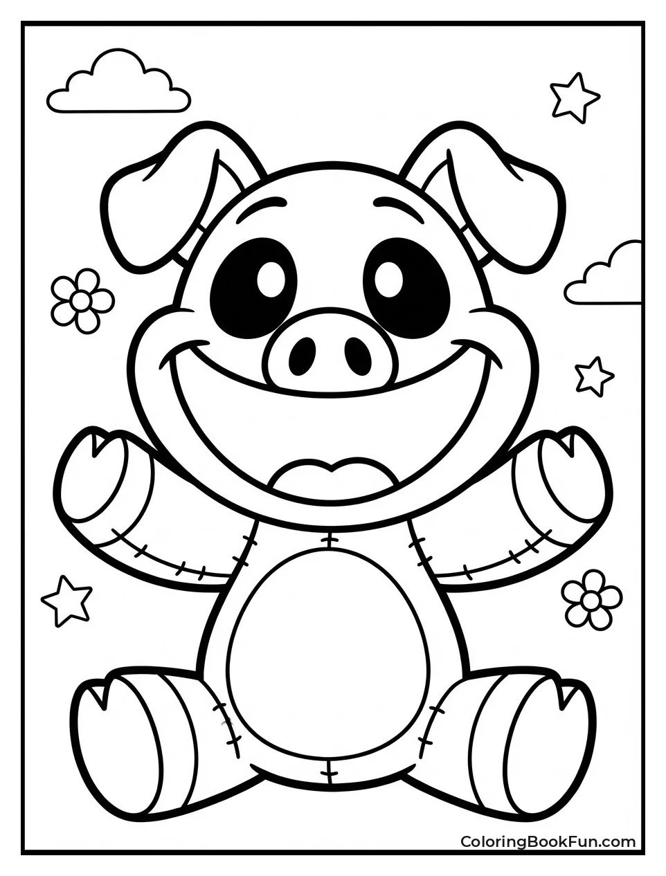 PickyPiggy Posed with Smile