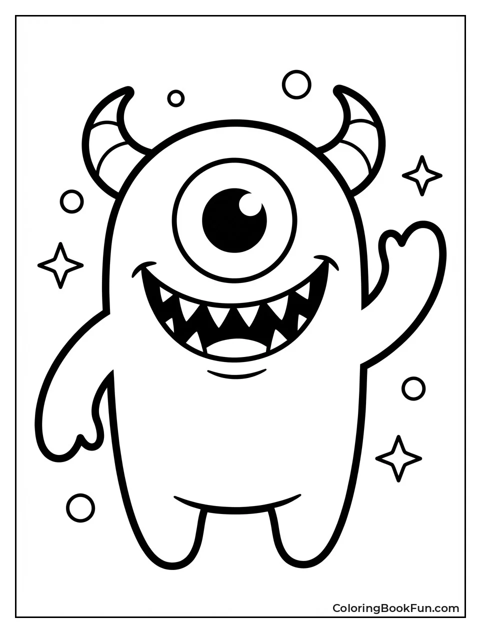 Smiling One-Eyed Monster