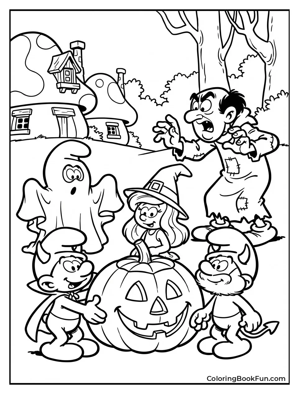 Smurfs Trick Gargamel Halloween