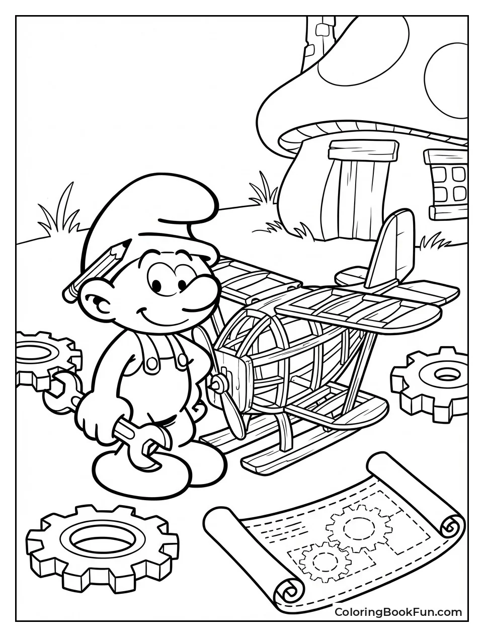 Handy Builds Flying Machine