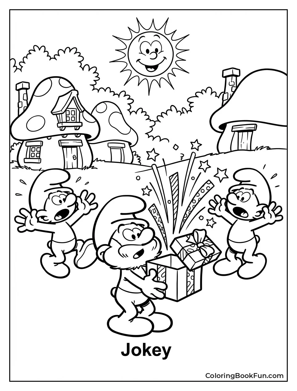 Jokey Box Explodes Confetti