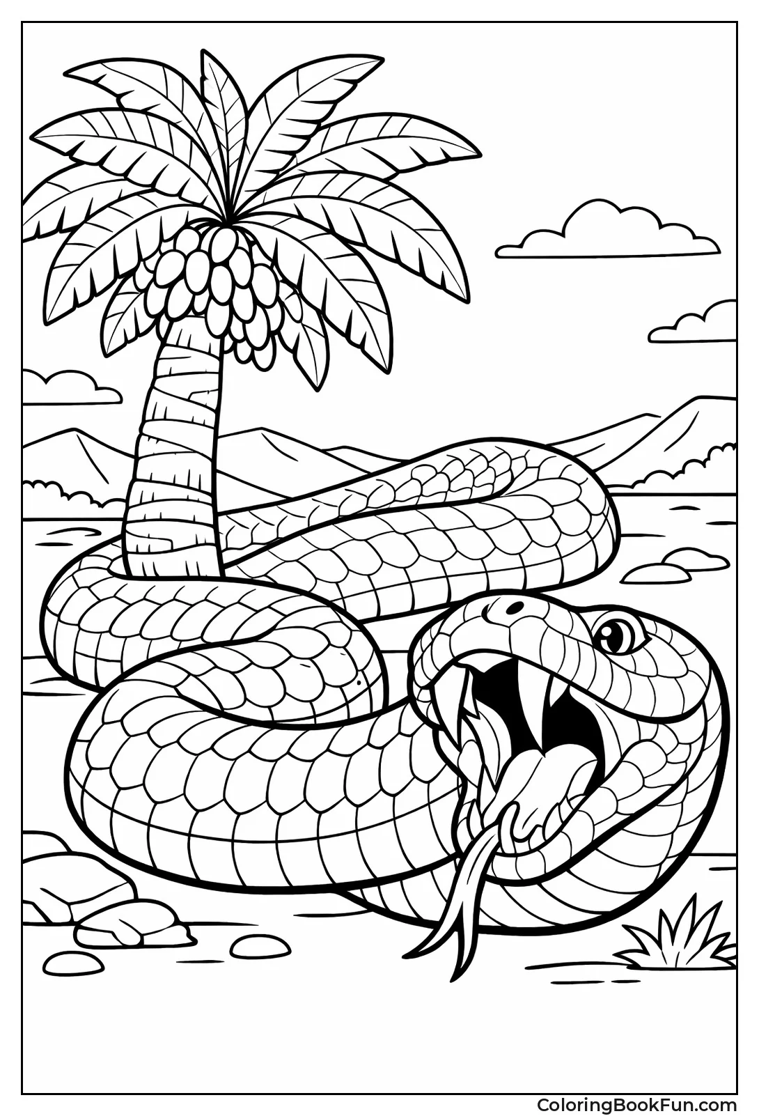 Giant Titanoboa by Palm