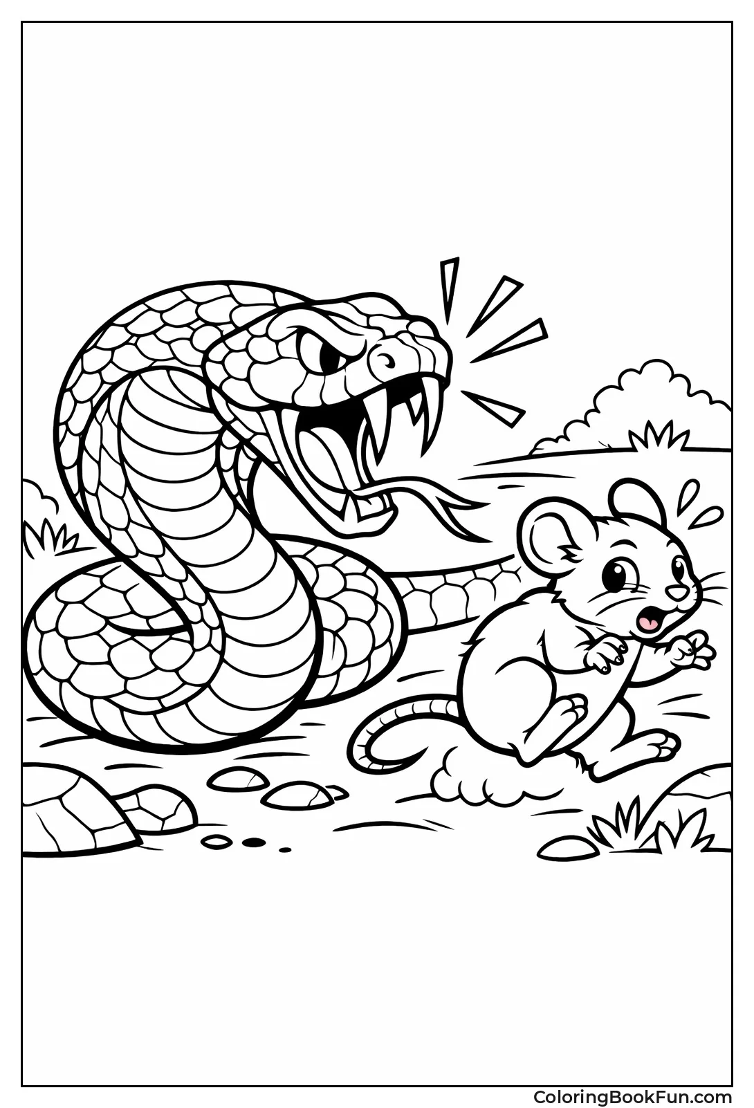 Viper Strikes at Mouse