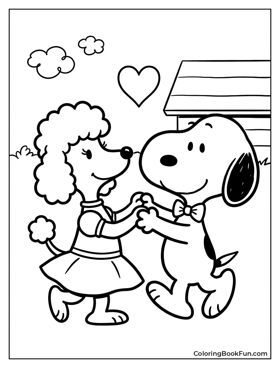 Snoopy Dances with Fifi