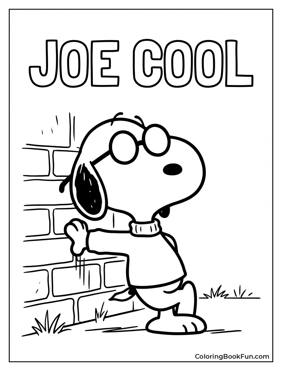 Joe Cool Snoopy Poses