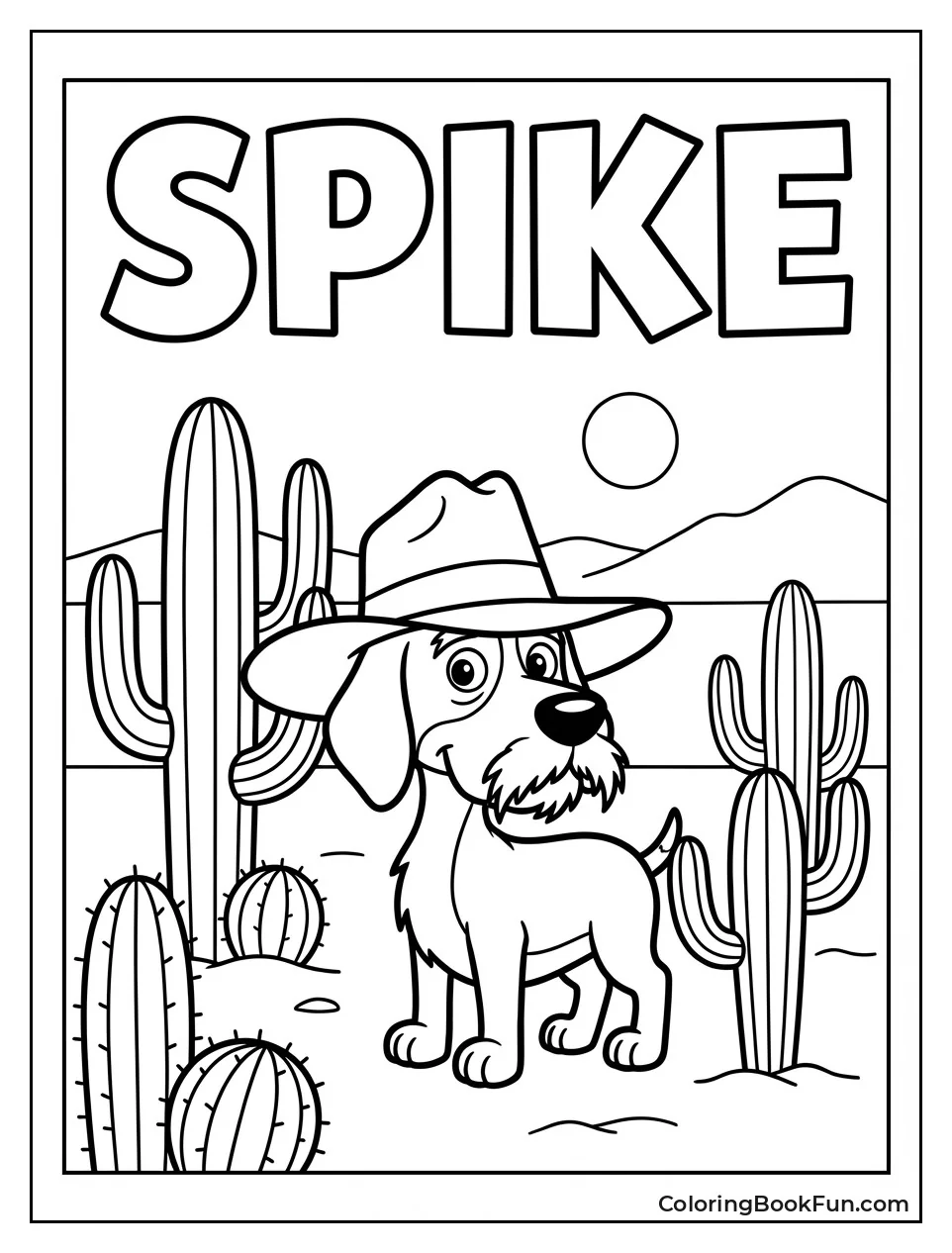 Spike Stands in Desert