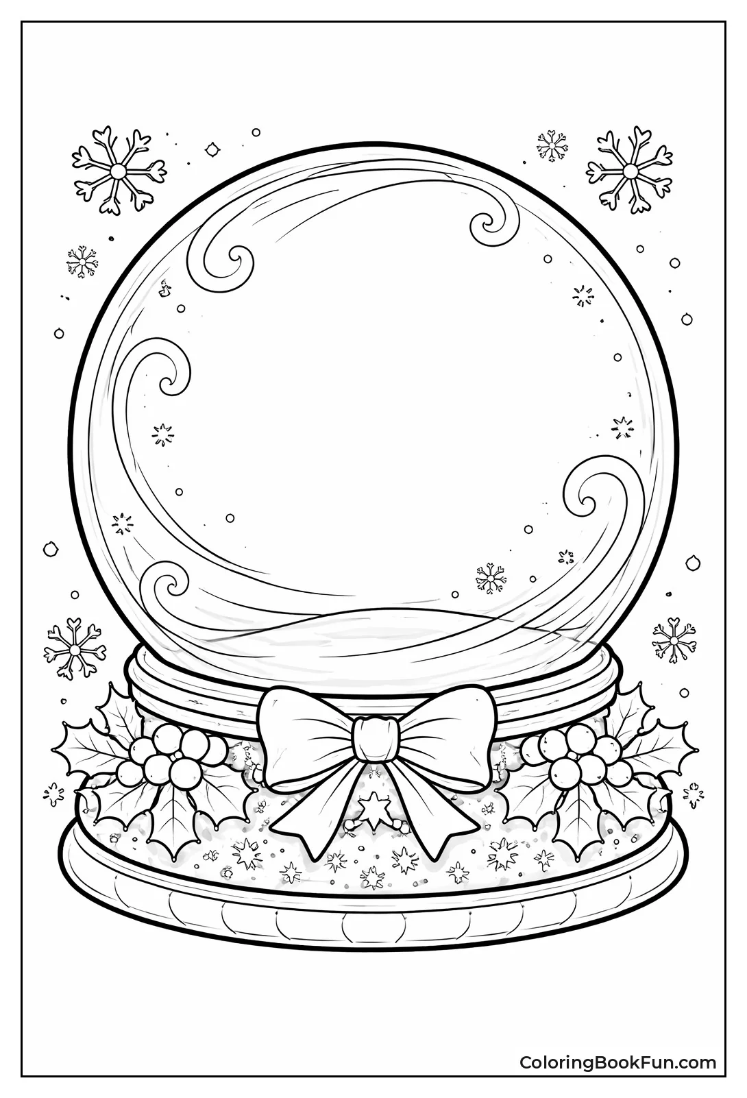 Empty Globe for Drawing