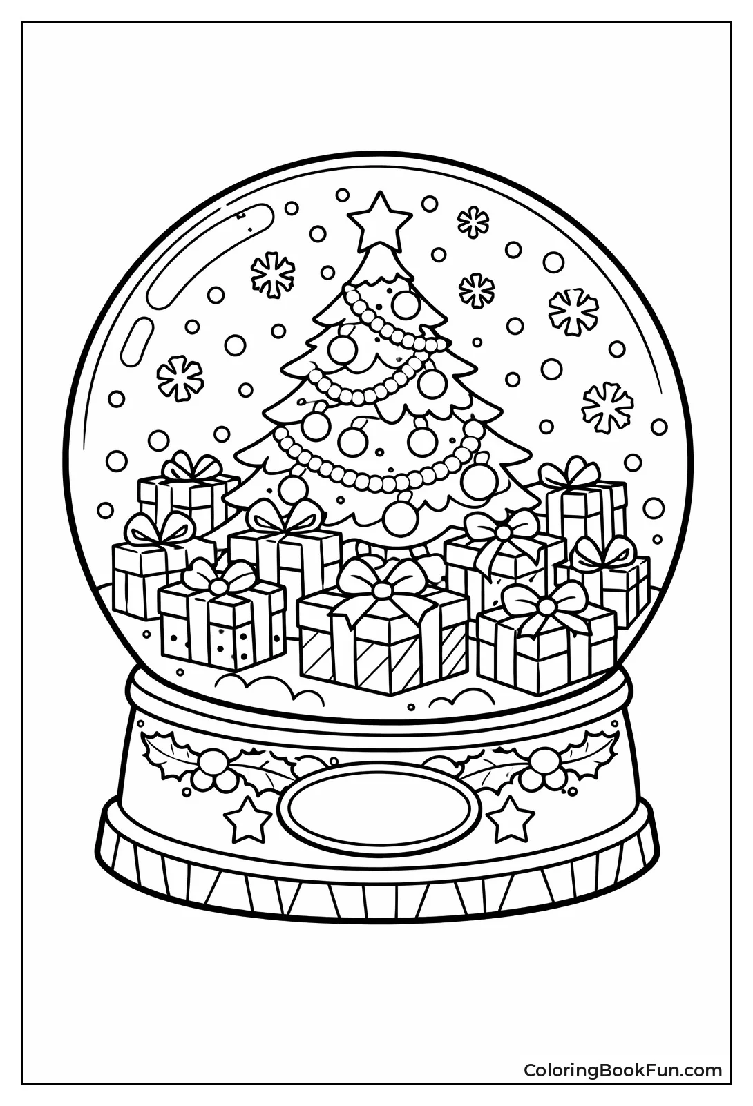 Presents Stack under Tree