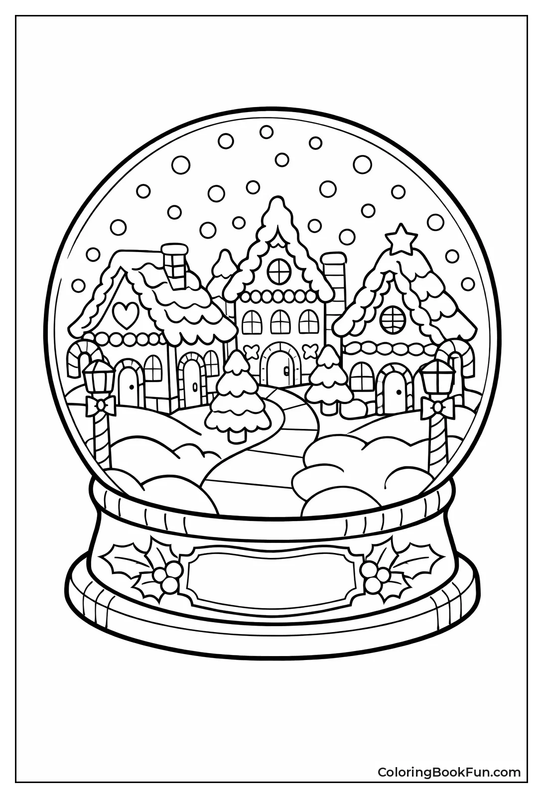 Gingerbread Houses Line Street