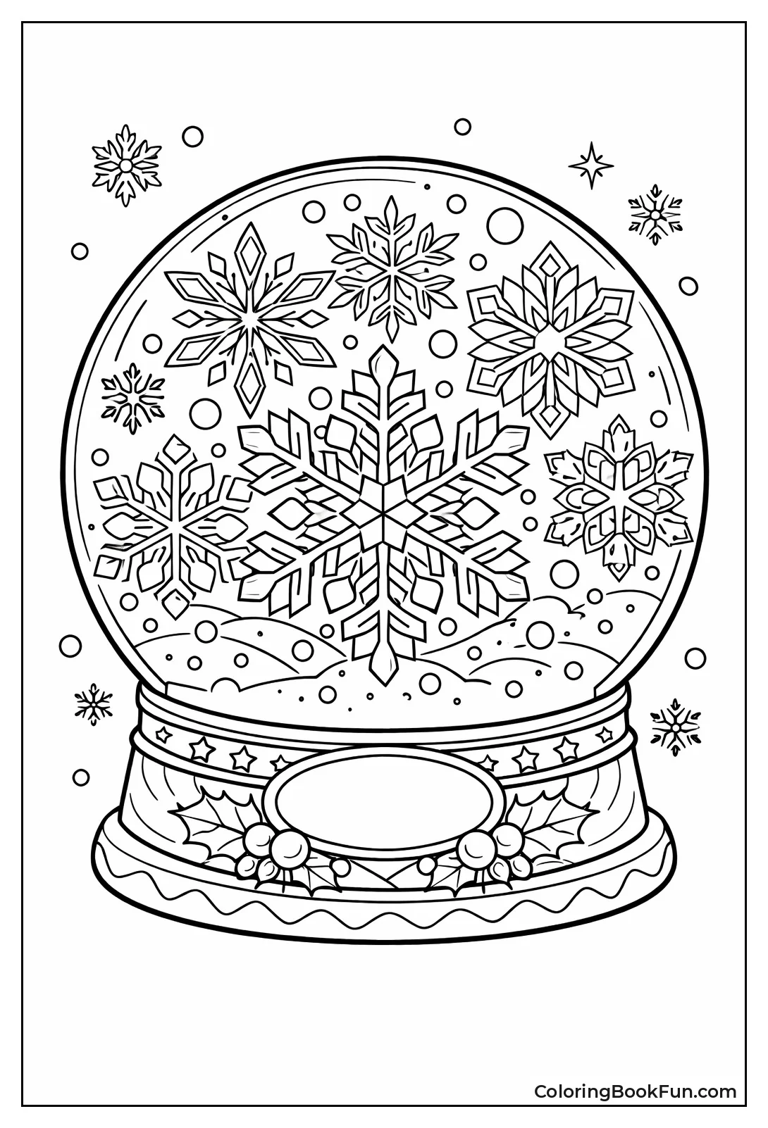 Mandala Snowflake Patterns