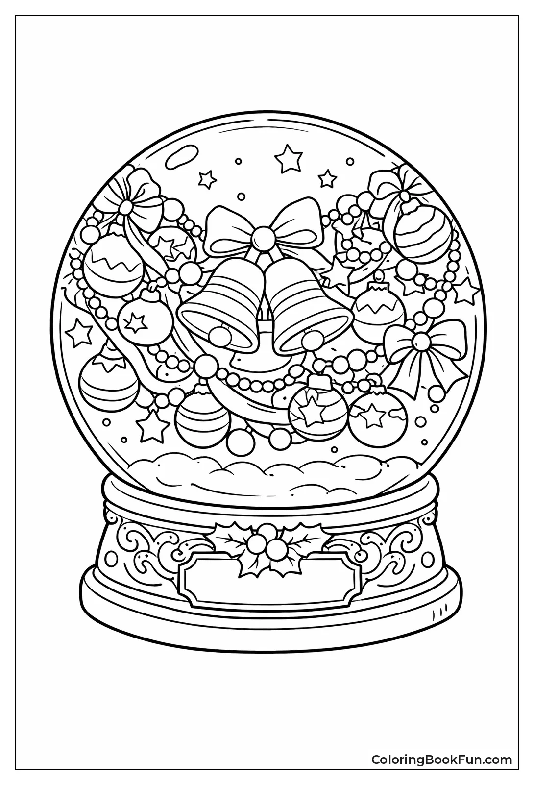 Baubles Form Shiny Garland