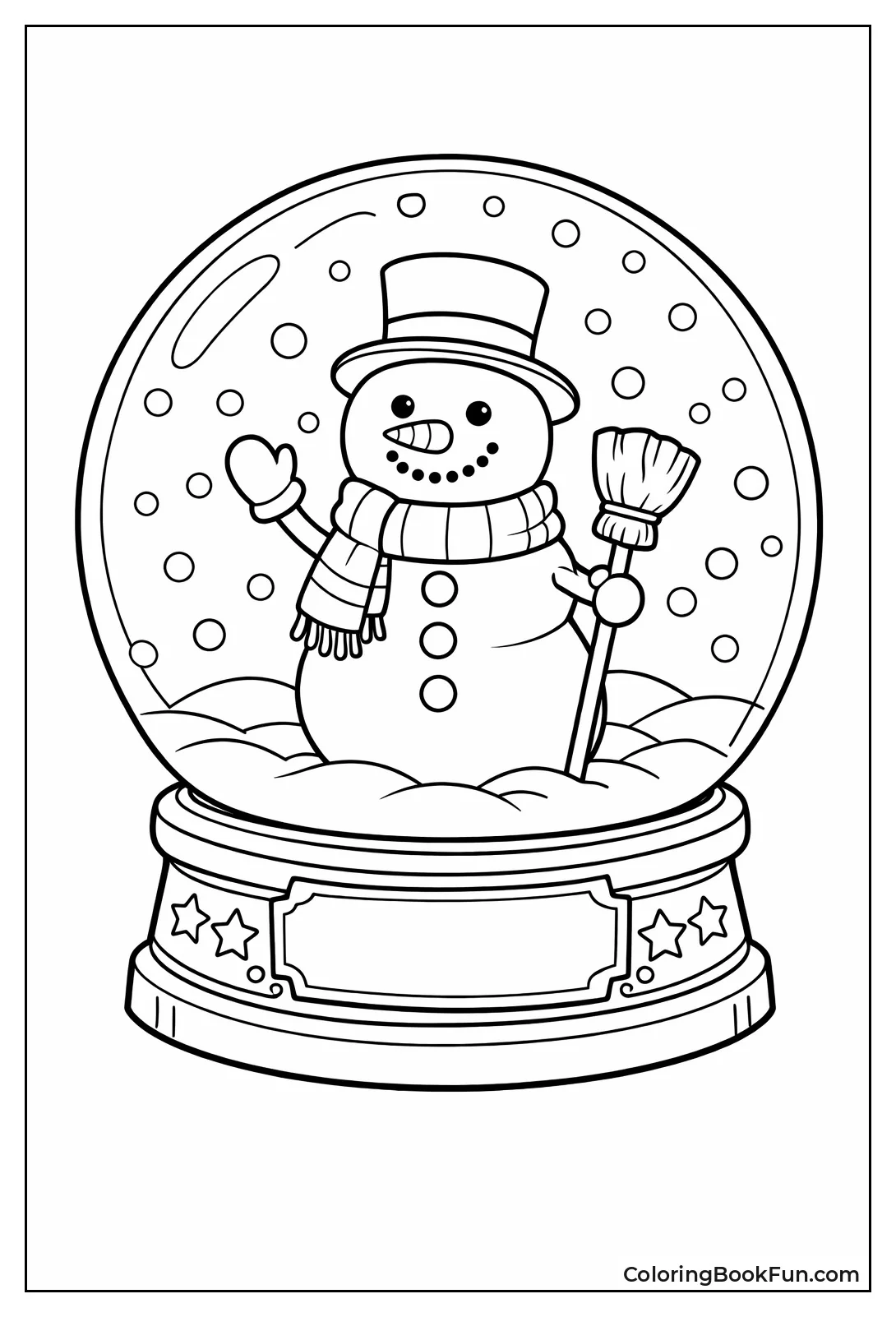 Snowman in Snow Globe