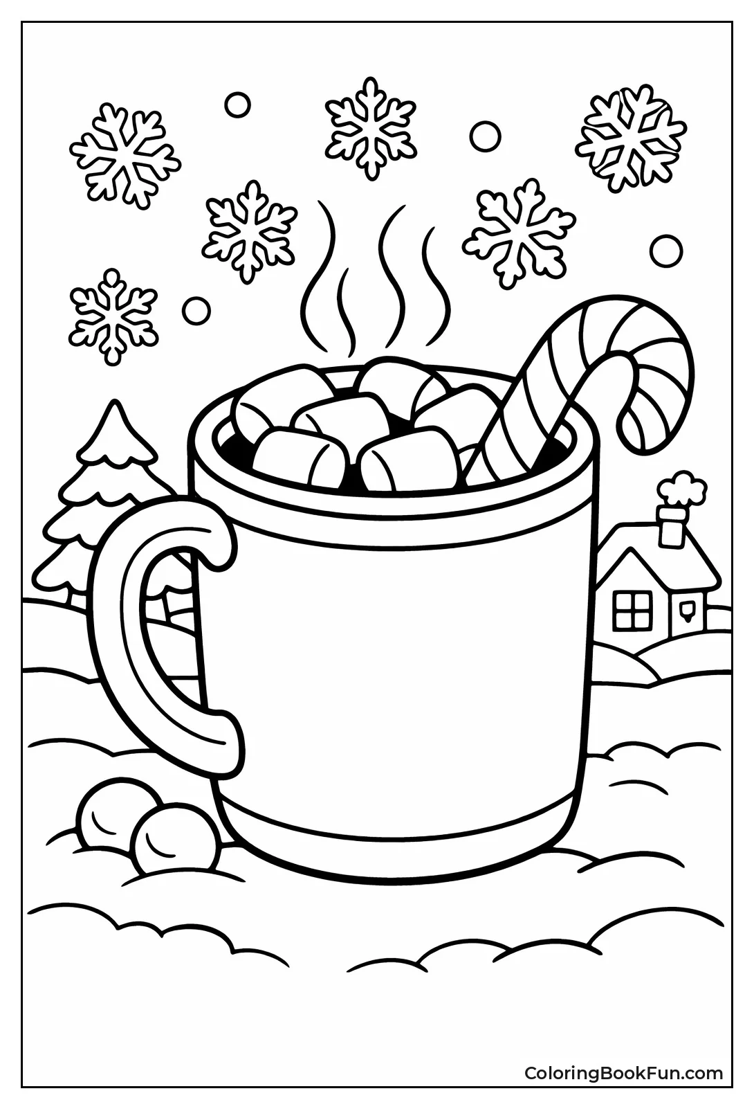 Steaming Hot Cocoa Mug