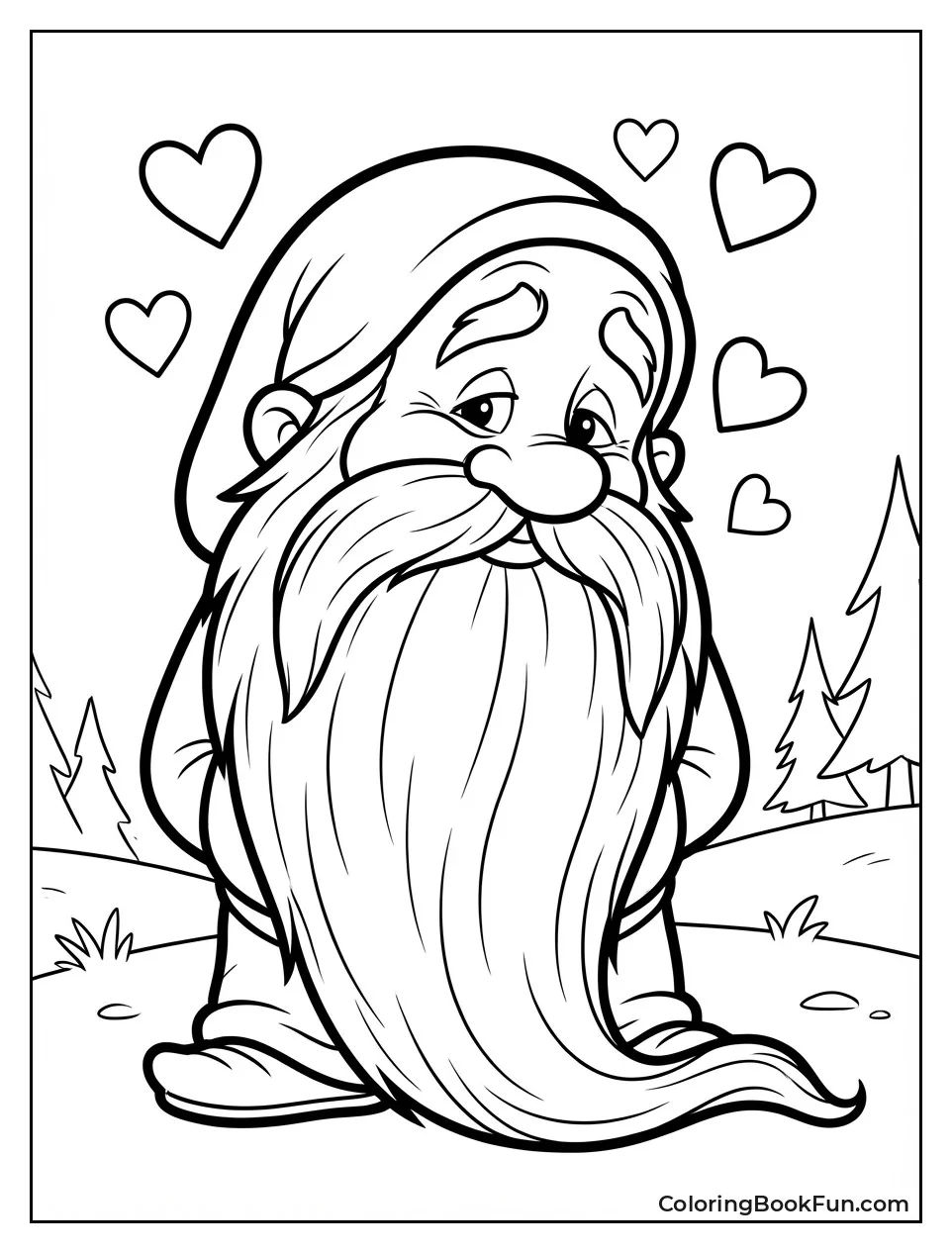 Bashful Dwarf Hides Face