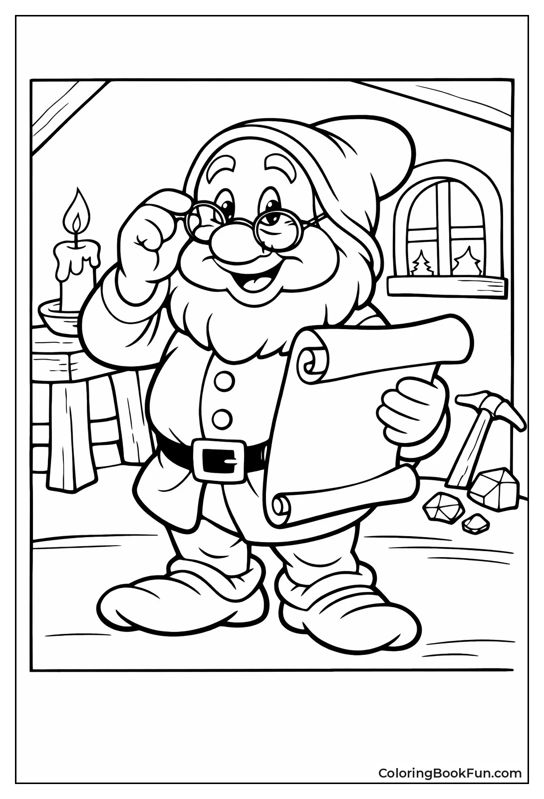 Doc Checks Scroll Carefully