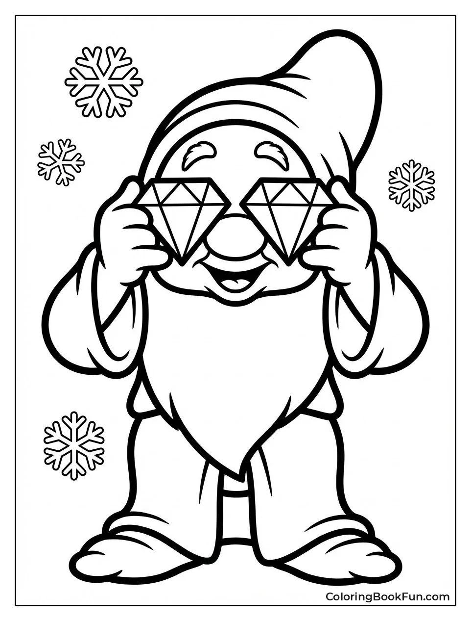 Dopey Wears Diamond Glasses