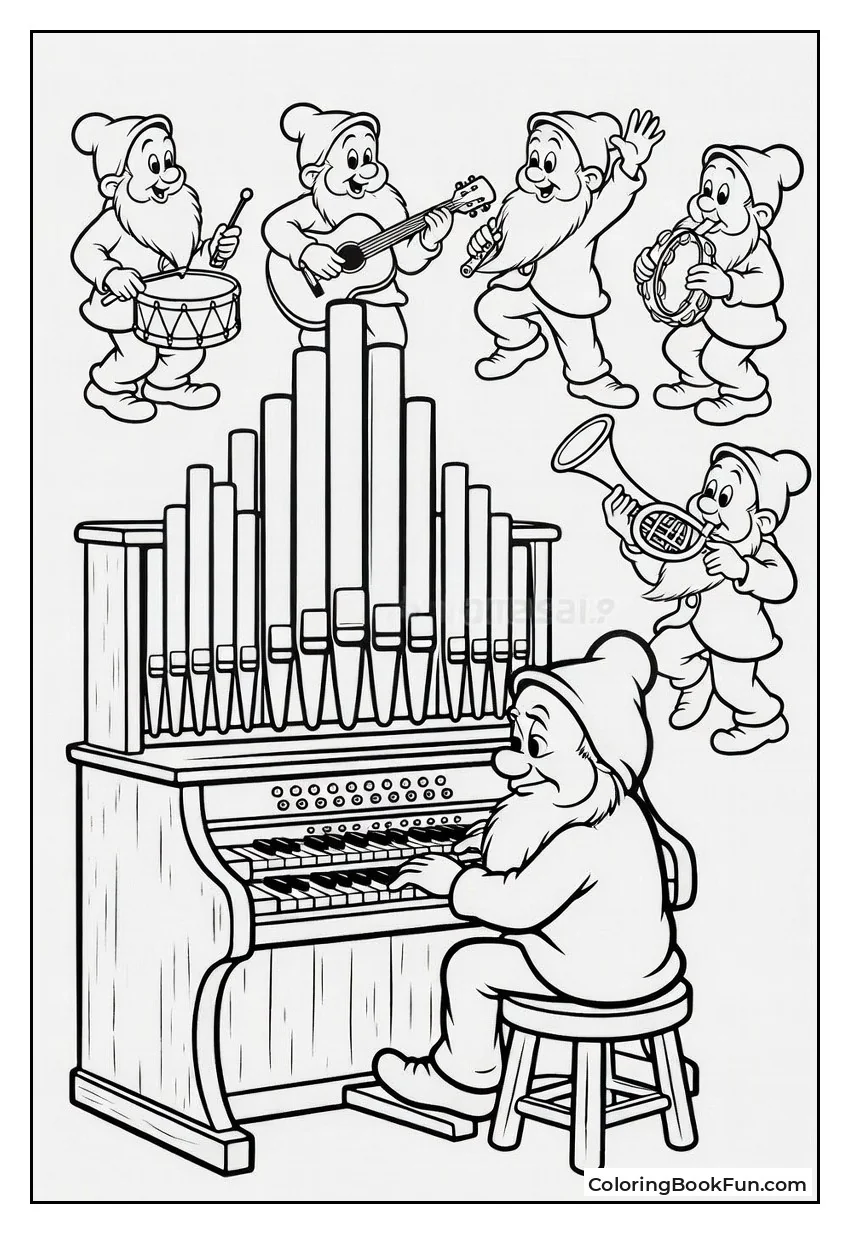 Grumpy Plays Organ with Dwarfs