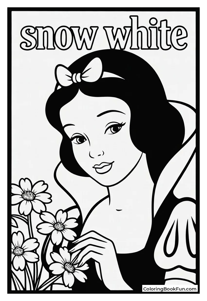 Snow White Picks Pretty Flowers