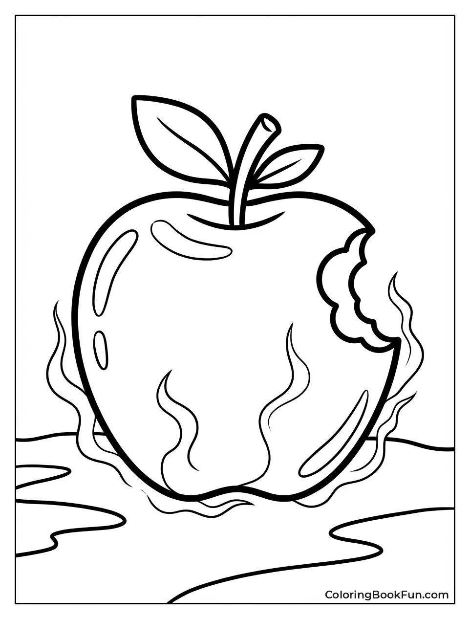 Poisoned Apple Shows Bite Mark