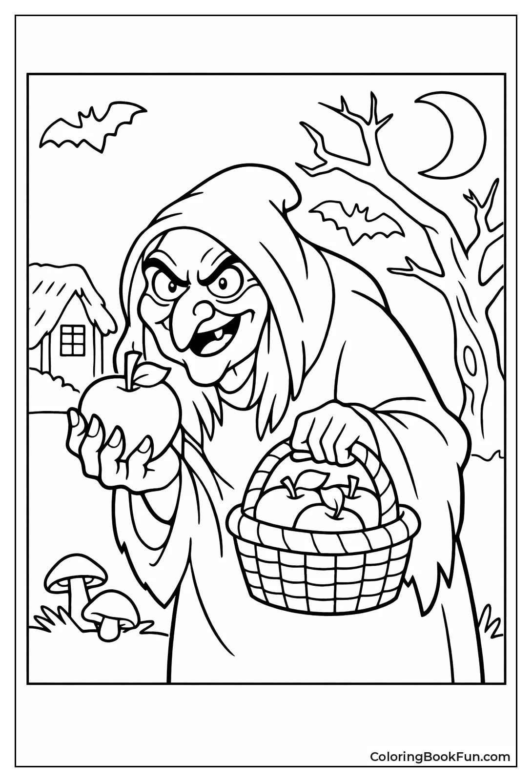 Evil Witch Offering Apple