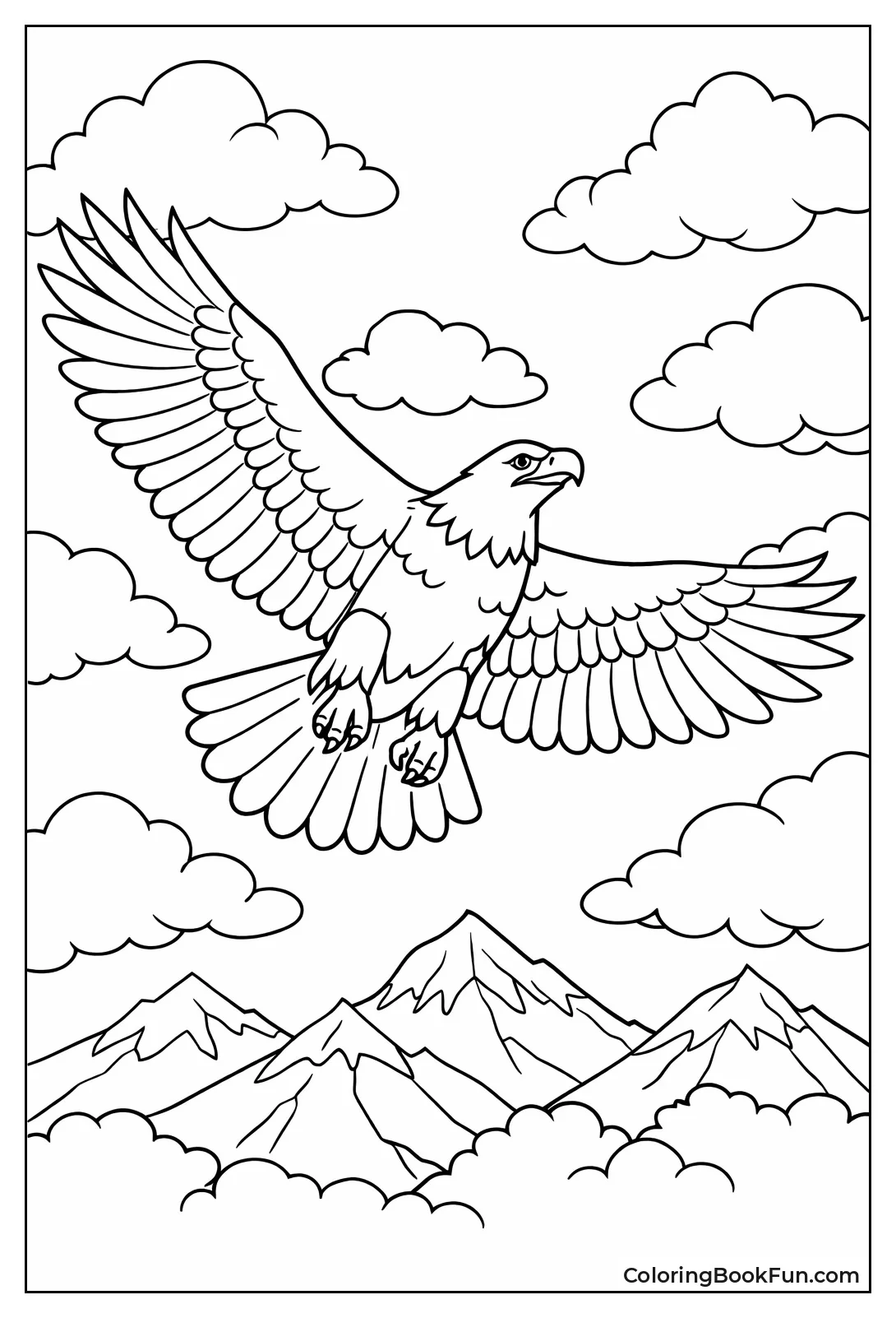 Bald Eagle Soaring High