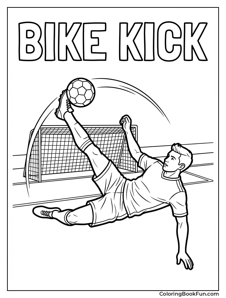 Player Doing Bicycle Kick