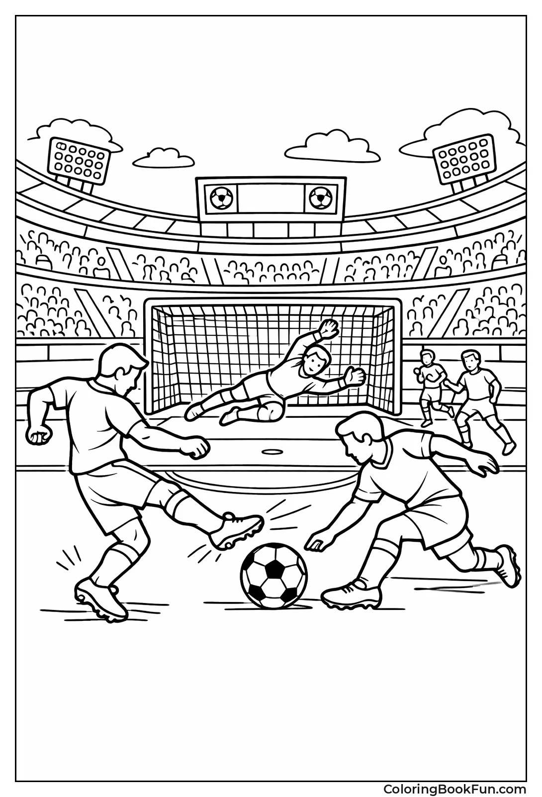 Detailed Stadium and Field