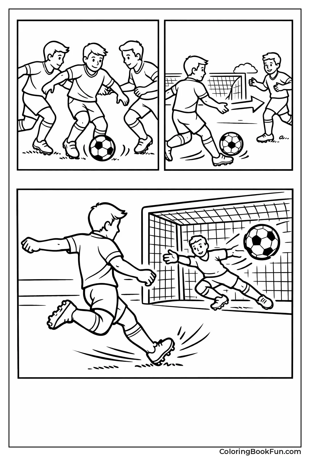 Dribble Pass Shoot Panels