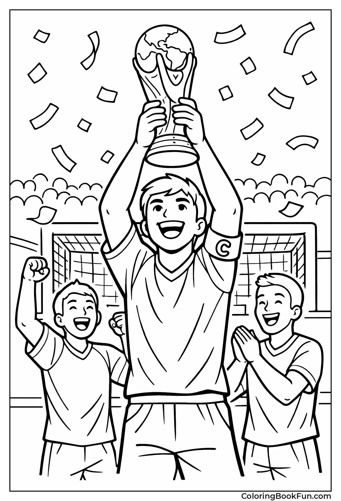 Captain Lifting Big Trophy