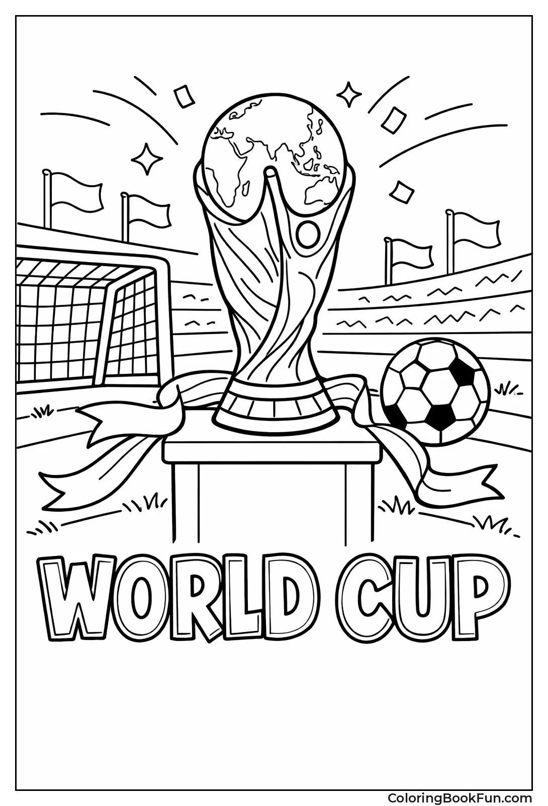 Golden World Cup Trophy