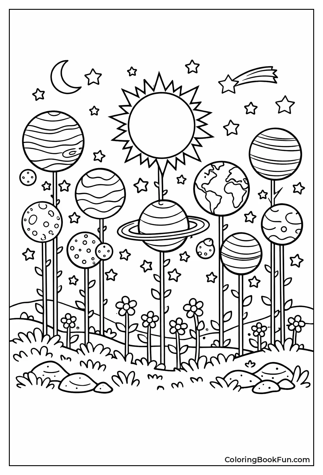 Planets Grow like Flowers