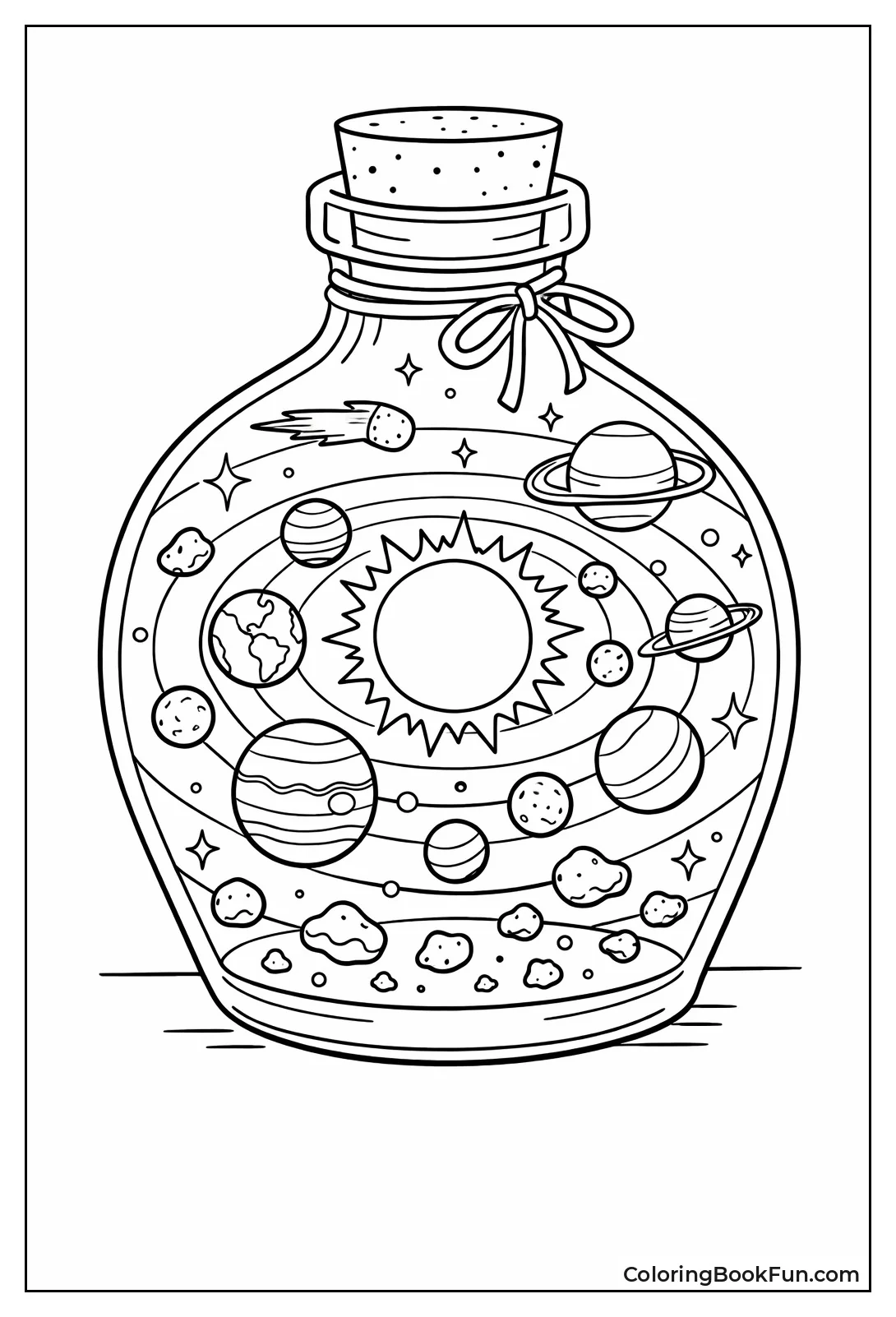 Solar System in Bottle