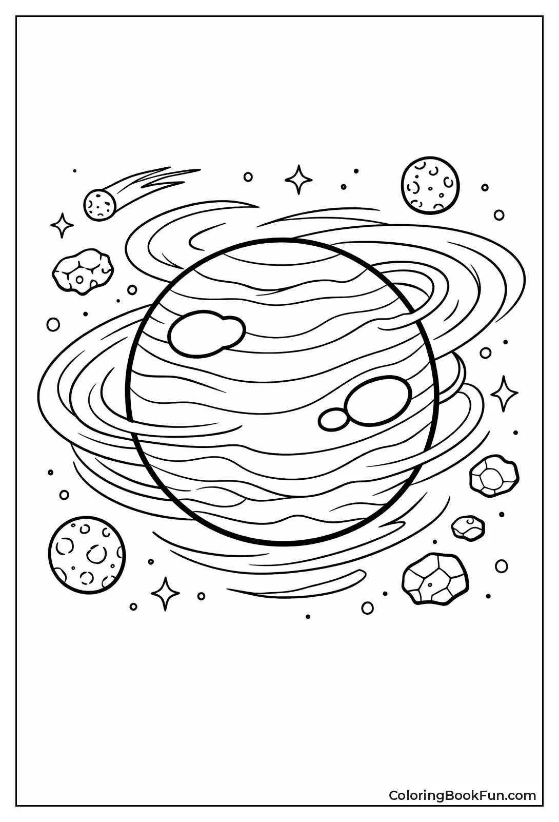 Neptune Swirls Deep Blue