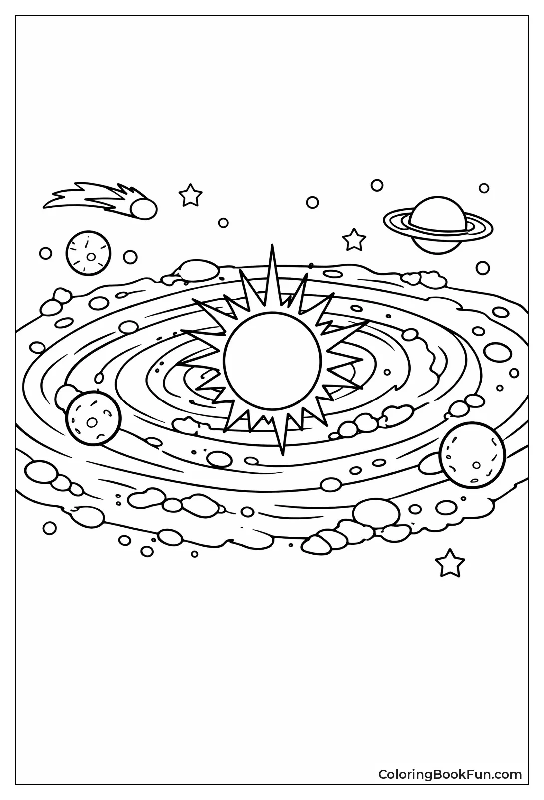 Dust Disk Forms Planets
