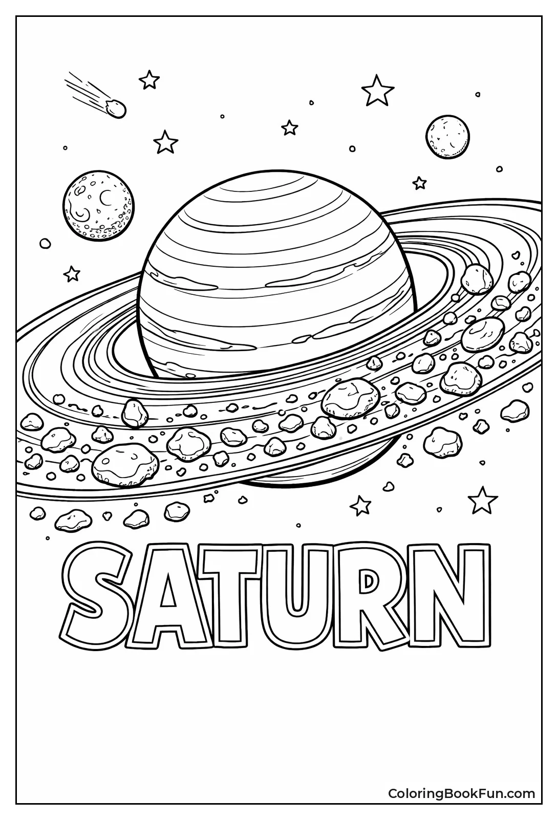 Saturn's Icy Rings Sparkle