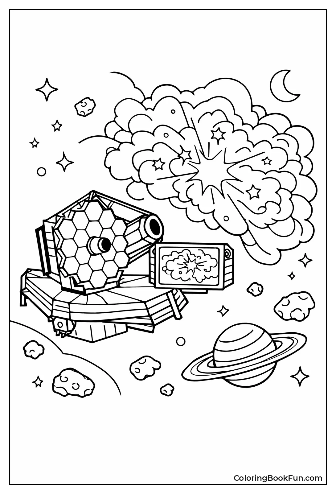 Telescope Captures Distant Nebula